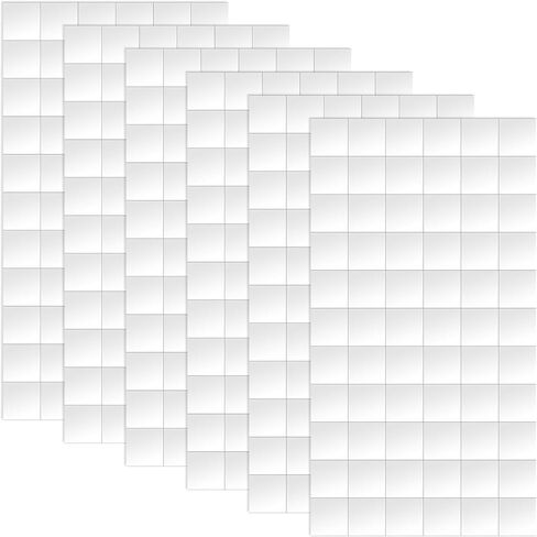 6 أوراق/990pcs مربعات رغوة ذات جانب مزدوج للحرف اليدوية ، 0.47 و 0.24 بوصة الرغوة نقطات لاصقة الرغوة المربعات المربعات مربع شرائح الرغوة DIY in Saudi Arabia