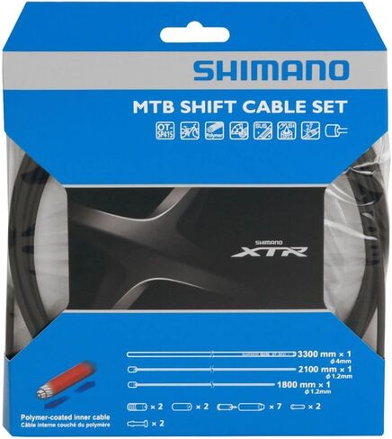 SHIMANO XTR Shift Cable Set MTB Polymer Coated 2018 Outer Brake Cable in Saudi Arabia