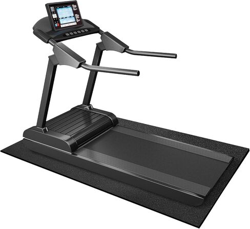 حصيرة Fitvids Treadmill بسمك 1/4 بوصة سميكة غير قابلة للانزلاق وسادة حماية للأرضية متوافقة مع أجهزة المشي والدراجات الرياضية والدراجات الثابتة والإكسسوارات in Saudi Arabia