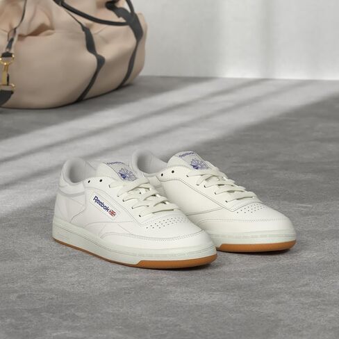 Reebok Men's Club C Sneaker, White/Royal-Gum, 9 in Saudi Arabia