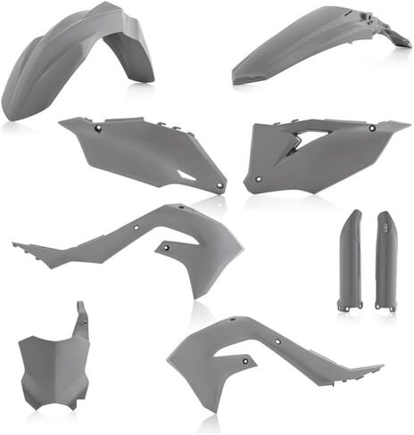 مجموعات البلاستيك الكاملة لـ Acerbis لـ Kawasaki - Gray (2736290011) in Kuwait