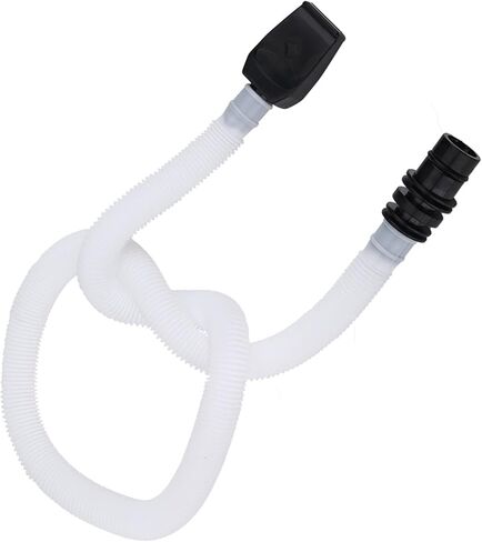 Melodica Tube and Mouthpiece, 57cm Flexible ABS Plastic Air Hose Replacement for Pianica Melodica, White Windpipe with Connector in Kuwait
