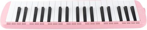 Drfeify Portable Melodica، 37 مفتاحًا للوحة المفاتيح الموسيقية لتدريب المبتدئين، مريحة للخروج واللعب، مصنوعة من مادة ABS المقاومة للصدمات (وردي) in Kuwait