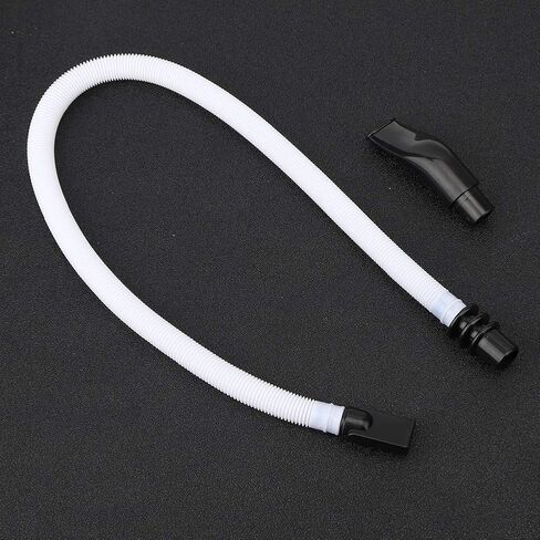 Drfeify Melodica Tube Mouthpiece Durable Beginner Musical Instrument Accessories for Students Children ABS White Black in Saudi Arabia