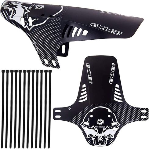 2 pcs Bike Fenders,Mountian Bike Mud Flaps,MTB Mud Guard Front and Rear Compatible,Bike Mudguard Front and Rear Fits 20" 26" 27.5" 29 inch and Fat Bicycle, Folding/Universal in Saudi Arabia