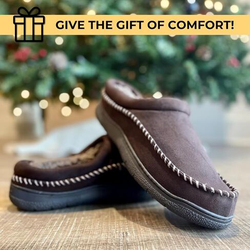 Dearfoams Men's Thompson Memory Foam Clog Slipper in Saudi Arabia