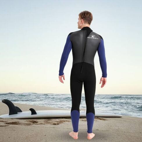 Wetsuits for Men, 3/2mm Mens Wetsuit, Back Zip & Chest Zip Full Wetsuits Suit for Surfing, Swimming, Diving and Water Sports in Saudi Arabia