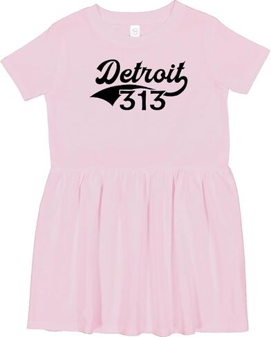 inktastic Detroit 313 Toddler Dress in Kuwait