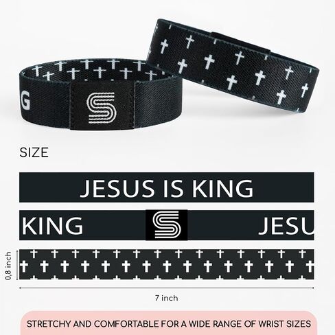 Daily Bible Verse Bracelet - Scan Phone, Christian Gifts For Men, Women, God Is Greater Than The Highs And Lows Scripture Bracelets For Prayer, Wearable Jesus Faith Devotional God Band (I Can Do All Things) in Kuwait