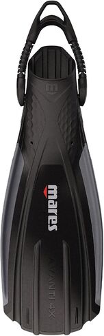 زعانف للغوص بكعب مفتوح للجنسين من ماريس أفانتي 4X | أشرطة بنجي وشفرة ذات 4 قنوات | زعانف غطس خفيفة الوزن وعالية الدفع للسفر والماء البارد in Kuwait