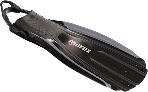 زعانف للغوص بكعب مفتوح للجنسين من ماريس أفانتي 4X | أشرطة بنجي وشفرة ذات 4 قنوات | زعانف غطس خفيفة الوزن وعالية الدفع للسفر والماء البارد in Kuwait