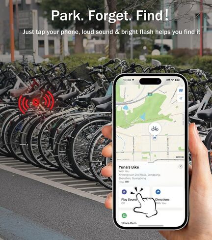 مصباح خلفي ذكي للدراجة قابل لإعادة الشحن: مع Apple Find My (iOS فقط)، مقاوم للماء IP65، 5 أوضاع، منافذ USB-C، خلفية أمان LED ساطعة لجبال طريق الدراجات، أساسيات الركوب الليلي in Kuwait