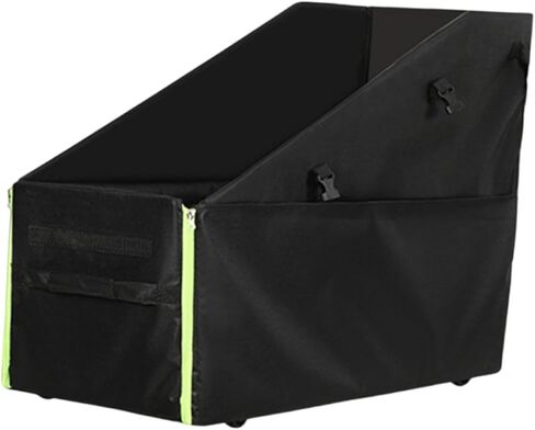 Colaxi Folding Bike Storage Transport Saving Sturdy Transportation Zipper Accessories Folding Bicycle Storage Bag, Black S No Wheel in Saudi Arabia