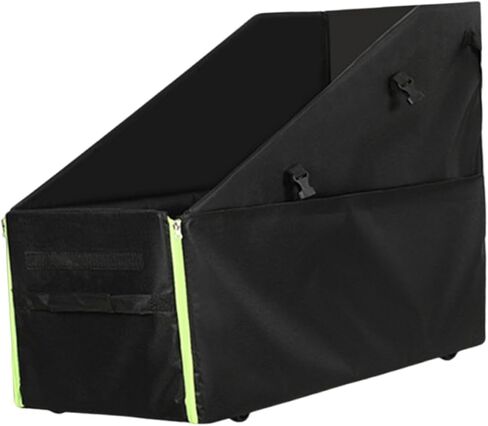Colaxi Folding Bike Storage Transport Saving Sturdy Transportation Zipper Accessories Folding Bicycle Storage Bag, Black S No Wheel in Saudi Arabia