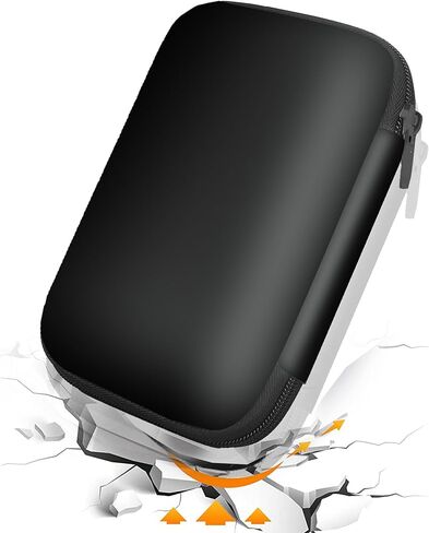 متوافق مع حافظة Bryton Rider S510، حقيبة حمل Lamshaw متينة من مادة EVA، غطاء واقي مقاوم للصدمات وخفيف الوزن متوافق مع دراجة Bryton Rider S510 مقاس 2.8 بوصة (أسود) in Saudi Arabia