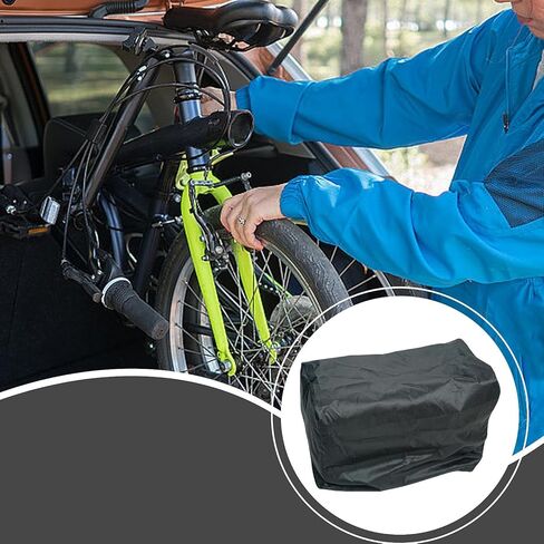 Folding Bike Storage Box Folding Bicycle Organizer Sturdy Save Space Portable Riding Bikes Travel Transport Case, L in Kuwait