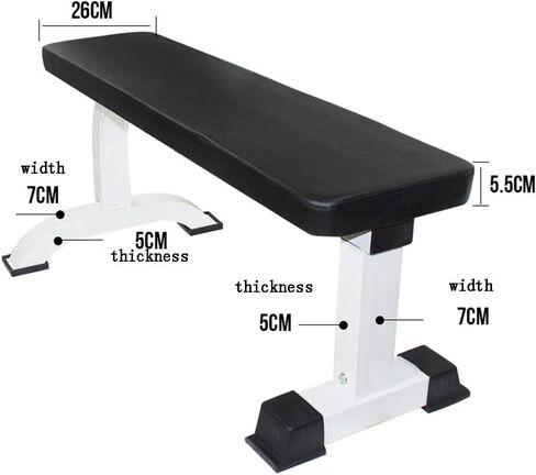 Small Dumbbell Weight Bench, Home Professional Fitness Equipment Sit Ups Dumbbell Bench Thick Sponge Pad Flat Stool Fitness Dumbbell in Saudi Arabia