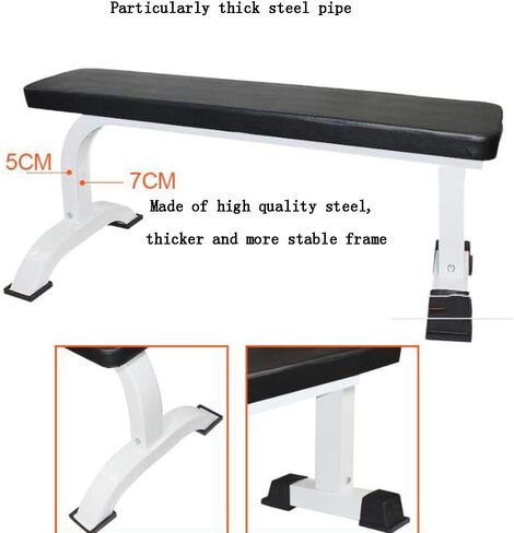 Small Dumbbell Weight Bench, Home Professional Fitness Equipment Sit Ups Dumbbell Bench Thick Sponge Pad Flat Stool Fitness Dumbbell in Saudi Arabia