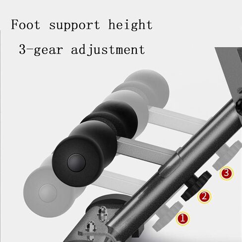 Standard Weight Benches Dumbbell Bench, Adjustable Weight Benches, Foldable Fitness Bench, Sit-Ups Multi-Functional Fitness Chair, Thickened Tubing, for Home GymWeight Be in Saudi Arabia