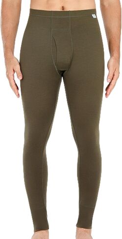 100% Merino Wool Mens Base Layer Bottom, Temperature-Regulating Thermal Underwear Pants in Kuwait