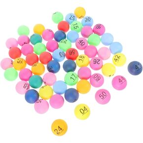 Kisangel 90pcs Colorful Numbered Draw Balls for Raffle and Bingo Games Fillable Plastic Balls for Carnival Prizes Group Activities and Event Draws in Kuwait