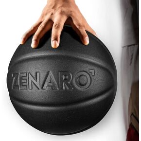 Zenaro Pro Silent Basketball Perfected - Size 7 (29.5"), Non-Compressed, 3D Sculpted Groove for True Bounce & Control, Real Game-Weight Indoor Basketball, Durable Airless Foam, Premium Gift Box in Saudi Arabia