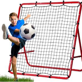 Kids Soccer Goals for Backyard - Pop Up Training Soccer Goals- Easy Set up Rebounder Gifts & Equipment for Kids and Youth， Switch Angle Soccer Training for Control, Passing Practice in Kuwait