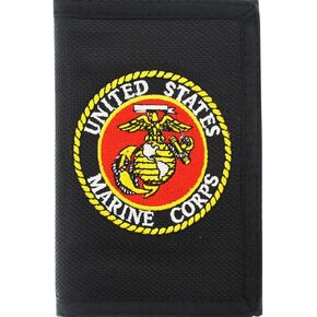 US Marine Corps Emblem Heavy Duty Nylon Velcro Wallet in Saudi Arabia