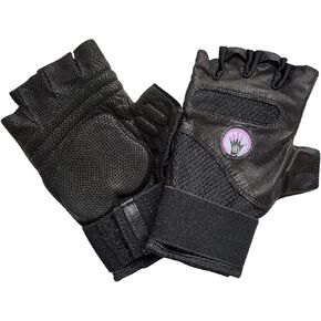 Fitness Fingerless Gloves for Men & Women | Medium Black Weight Lifting Glove with Ergonomic Gel Pad Wrist Support, Non-Slip Grip, Comfortable Workout Glove for Gym Exercise & Training in Saudi Arabia