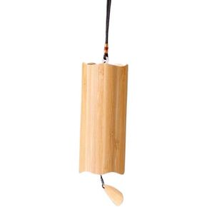 Bamboo Wind Chime Instruments 8 Chord Wind Chime Retro Bell Pendant Wave Sound Healing in Kuwait