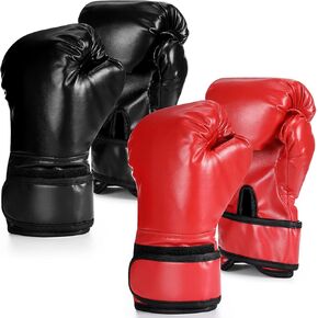 2 Pair Boxing Gloves for Kids Youth 6oz Boxing Gloves Wrestling Gloves Sparring Equipment for Boxing Taekwondo Kickboxing Muay Thai BJJ Karate Training in Kuwait