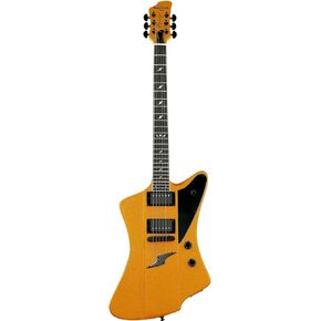 WestCreek Mirage Solid Body Electric Guitar, Mahogany Body, Maple Neck, Ebony Fretboard, Rounded End Frets, Bone Nut, 24 Frets (Black) in Kuwait