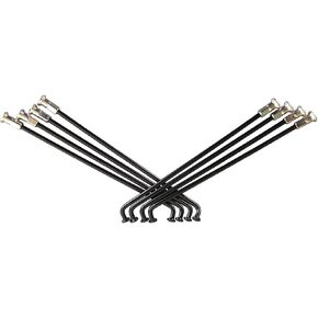 36Pcs 14G Fit for Bicycle Spokes Stainless Steel Road Mountain Bike Cycle 236/246/248/250/255/258/261/263/265mm Nipples Accessories in Saudi Arabia