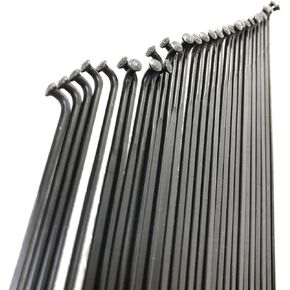 36pcs/lot Pillar 1423 PSR Spokes J-Hook J-Type J-Bend Gauge 14G 2.0 J-Curve Flat Bladed 168mm - 302mm Road Bike in Saudi Arabia