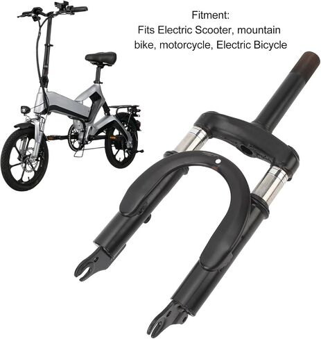Front Fork Hydraulic Shock Absorber, Aluminium Alloy Suspension Forks for Electric Scooter Motorcycle Electric, Fits for 14 Inch Wheels, Long Lasting Performance in Saudi Arabia