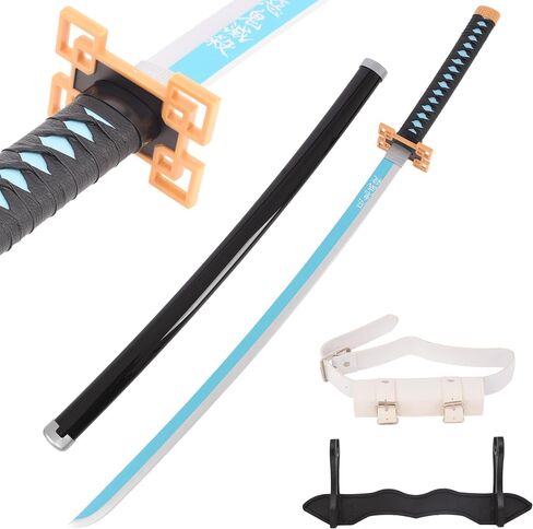 Muichiro Sword 40 بوصة خفيف الوزن، دعامة Tokito Cosplay مع حزام وحامل، مثالية للمؤتمرات والجمع in Saudi Arabia