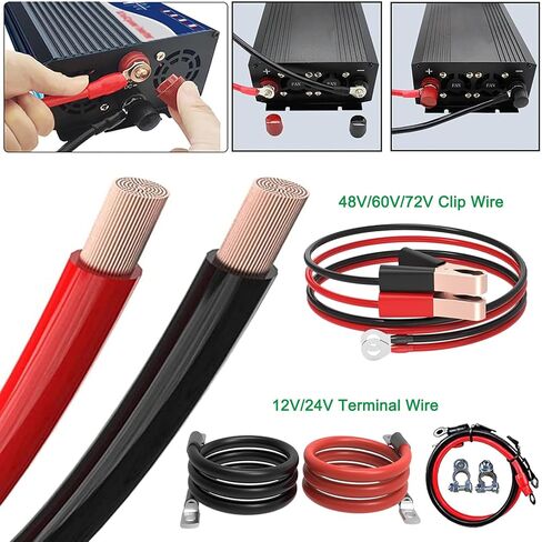 5000W-12000W Pure Sine Wave Inverter for RVs, Boats & Camping, High Power Supply 60V-6000W, LCD Display, Ideal for Emergency Backup & Outdoor Use in Saudi Arabia