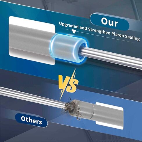 10 بوصة 45IB/200N/20 كجم من الينابيع الغازية ، و 10 بوصة دعامات غاز رفع الأدوات مربع تخزين مربع أدوات مربع مربع ، 2 كمبيوتر ، نغمة فضية in Kuwait