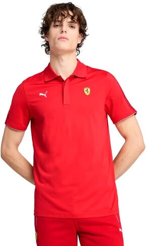 PUMA Men's Standard Scuderia Ferrari Formula 1 Cloudspun Polo, Rosso Corsa SS25, XX-Large in Kuwait