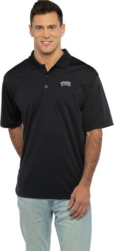 تي شيرت Vantage Apparel الرجالي من TCU Horned Frogs Premium الماص للرطوبة للفريق Color Icon Polo in Kuwait