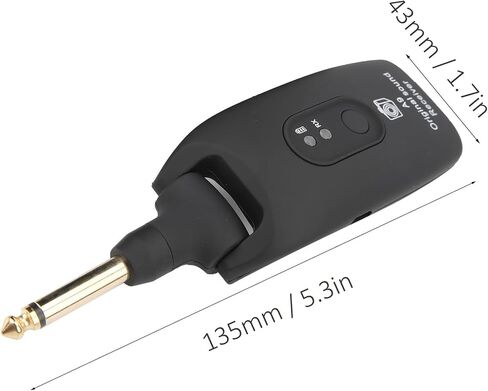 جهاز استقبال إرسال الجيتار، ملحقات الآلات الموسيقية للجيتار، كابل USB للنظام A9 2.4 جيجا هرتز (أسود) in Kuwait