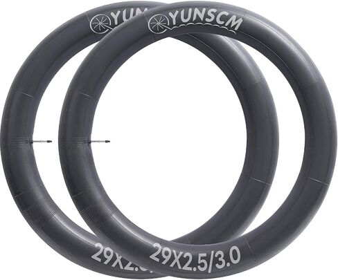2 Pcs 29" Bike Tubes 29x2.5/3.0 (60/68-622) Bicycle Inner Tubes FV48mm Presta Valve Compatible with 29 x 2.5 29x2.6 29x2.8 29 x 3.0 Bike Bicycle Tire Tubes(G-282) in Saudi Arabia