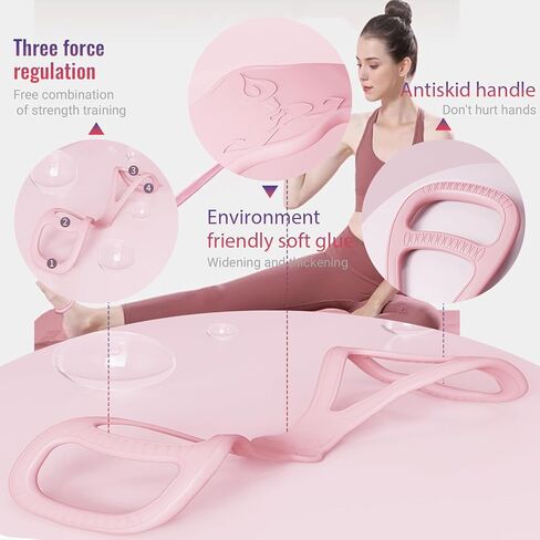 Figure 8 Resistance Band, Upgraded Full Body Training Multi-Function Design, Women's Multi-Function Resistance Band, Anti-Skid handleportable, Ideal for Yoga and Pilates Stretching Exercises in Kuwait