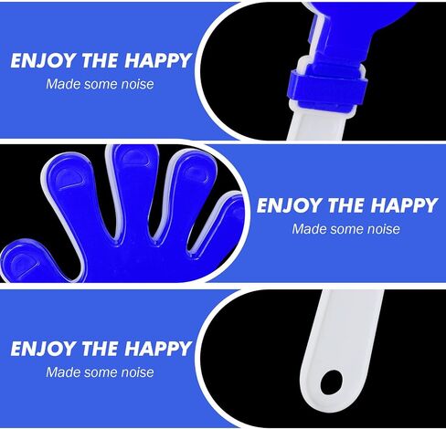 24 Pcs Cheerleading Pom Poms and Hand Clappers Noisemakers Set for Team Spirit Items Sporting Events Football Baseball Cheering Essentials Party Favors Dance in Saudi Arabia