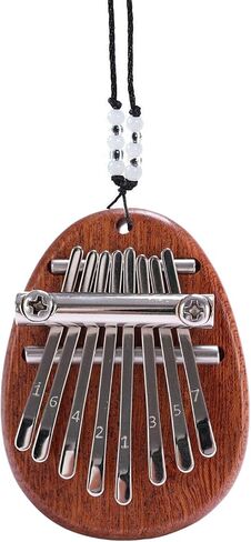 8-Key Thumb Piano - Mini Keyboard Instrument, Musical Finger Piano with Clear Tones Birthday Unique Gift for Beginners Professional in Saudi Arabia