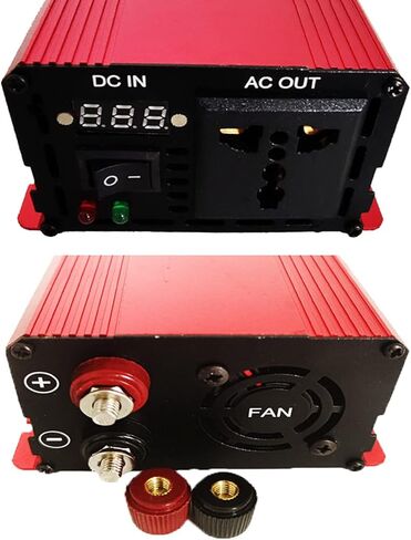 3000W Pure Sine Wave Inverter 12V/24V/48V/60V/72V DC to AC 110V/230V, Dual Socket, LCD Display, Ideal for RV, Boats, Off-Grid Solar Systems, High Efficiency in Saudi Arabia