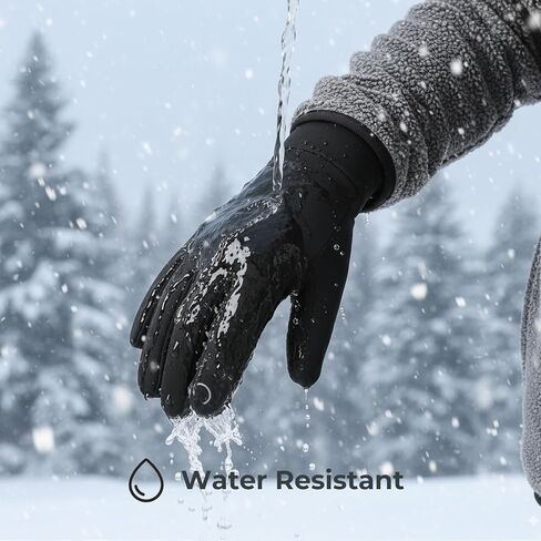 Winter Gloves for Men and Women Touch Screen Windproof and Warm Sports Gloves for Cold Weather for Running, Cycling, Hiking, Driving, Fishing in Saudi Arabia