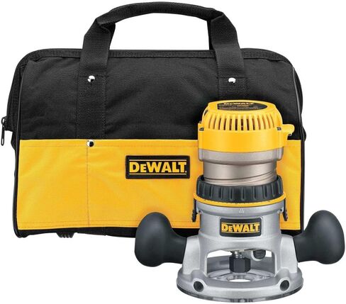 DEWALT DW618K 2-1/4 HP Electronic Variable Speed Fixed Base Router with So Start Kit in Saudi Arabia