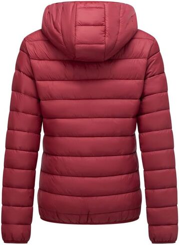 معطف نسائي من KVE مزود بغطاء للرأس وخفيف الوزن للغاية ودافئ وقصير منتفخ in Kuwait