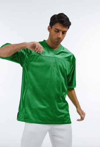 قميص كرة قدم فارغ للرجال 90s الهيب هوب عادي شبكة قميص رياضي مخصص ممارسة كرة القدم جيرسي S-3XL in Kuwait